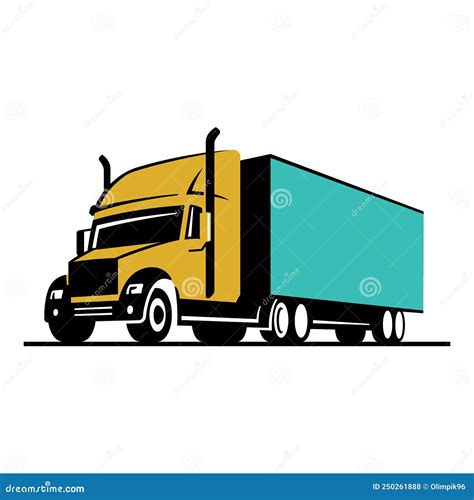 Delivery Truck Logo Design Template Vector Illustration Stock Vector ...