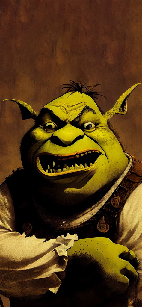 Angry Shrek Art Wallpapers - Shrek Aesthetic Wallpaper for iPhone