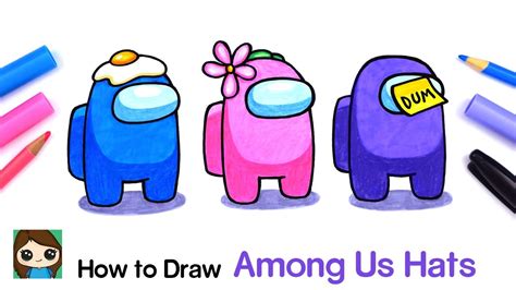 How To Draw Among Us Characters Draw So Cute