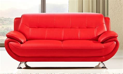 10 The Best Red Leather Couches