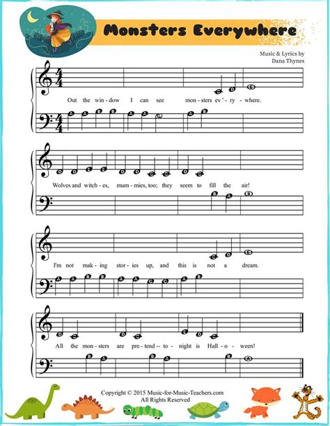 Free Printable Piano Music For Beginners