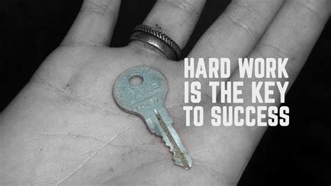 Hard Work Is The Key To Success. Workout Quote To Change Your Life ...