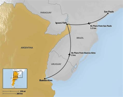 Iguazu Falls Map | Whizzed Net