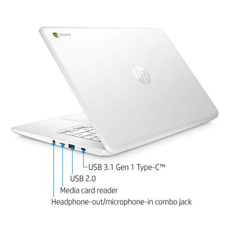 Hewlett Packard Chromebook 14-inch HD Non-Touch Laptop with 180-degree ...