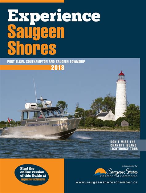 Saugeen Shores Experience Guide 2018 by Saugeen Shores Chamber - Issuu