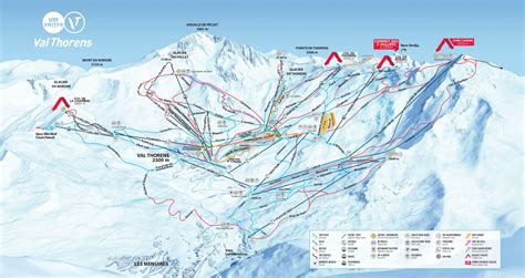 Val Thorens Ski Trail Map Free Download