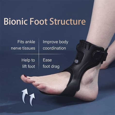 Syrebo Drop Foot Brace - AFO Ankle Brace Support with Airbag Absorber ...