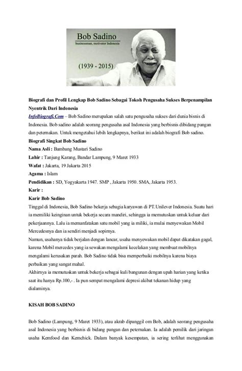 Biografi Tokoh Inspiratif Di Indonesia