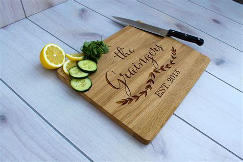 Hand Crafted Personalized Cutting Board, Engraved Cutting Board, Custom ...