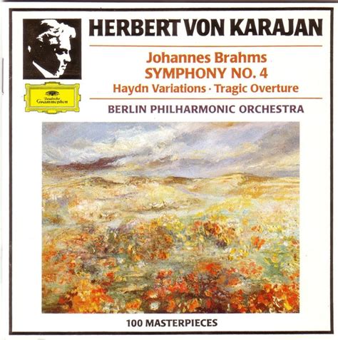 Symphony no. 4 - haydn variations - tragic overture by Johannes Brahms ...