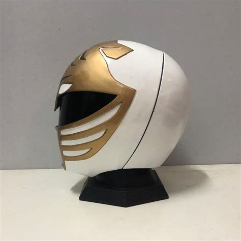 MMPR White Ranger Helmet | Etsy