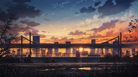 Sunset City Anime Wallpapers - Wallpaper Cave