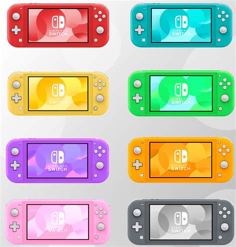 I put together some Switch Lite Concepts into one image. What color ...