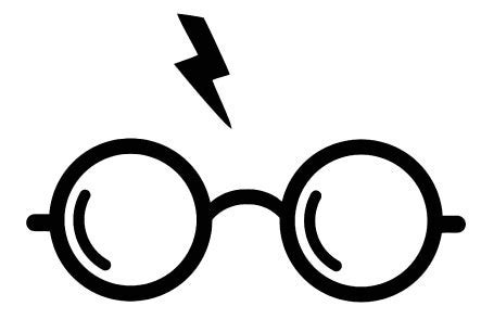 Digital HP Glasses, Potter Glasses SVG - Etsy