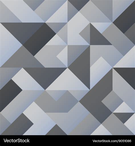 Grey geometric background Royalty Free Vector Image