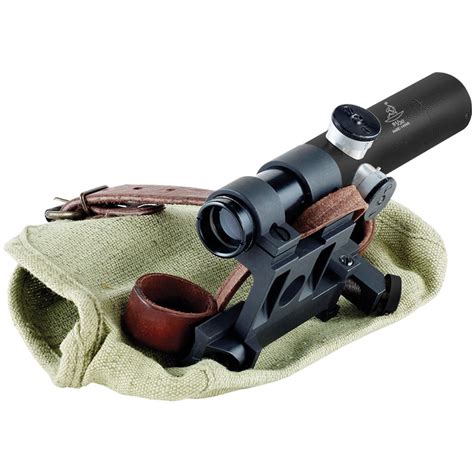 Bering Optics 3.5x20 PU Mosin-Nagant Scope with a Steel BE55001