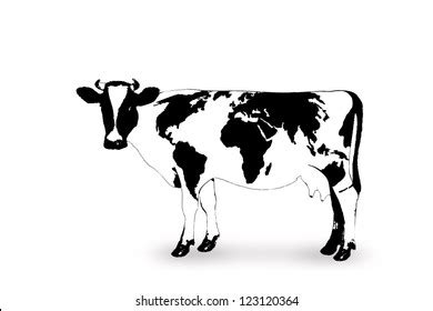 Cow on world map Images, Stock Photos & Vectors | Shutterstock