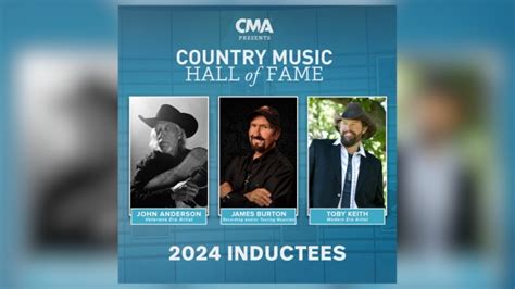 Toby Keith, John Anderson, James Burton announced as 2024 Country Music ...