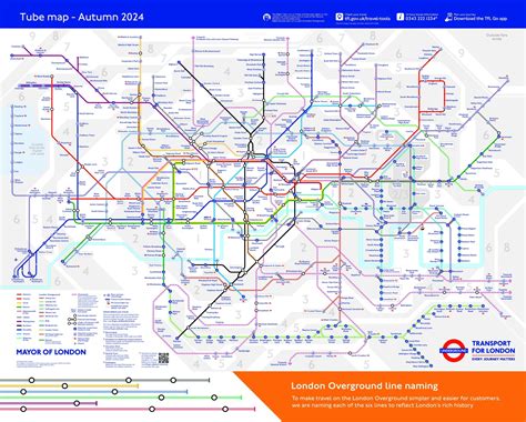 London Overground Map: New Names & Colours and Where They Go