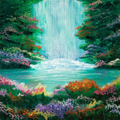 12 best images about Waterfall paintings on Pinterest | Watercolors, St ...