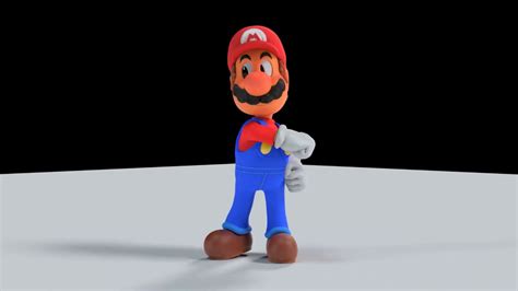 Custom Modeled Mario Rig Test Animation - YouTube