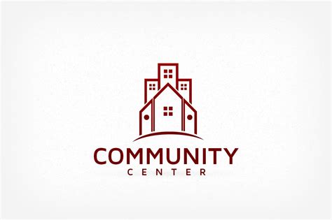 Community Center Building Logo | Branding & Logo Templates ~ Creative ...