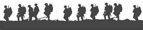 Lest we forget First World War Soldier Silhouette Military - soldiers ...