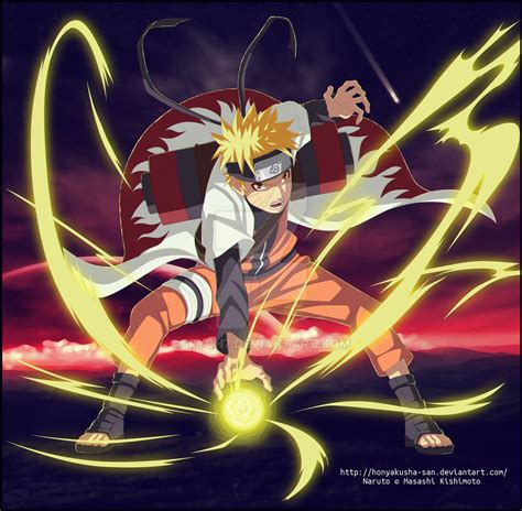 Naruto Uzumaki - sage mode - rasengan by irych7 on DeviantArt