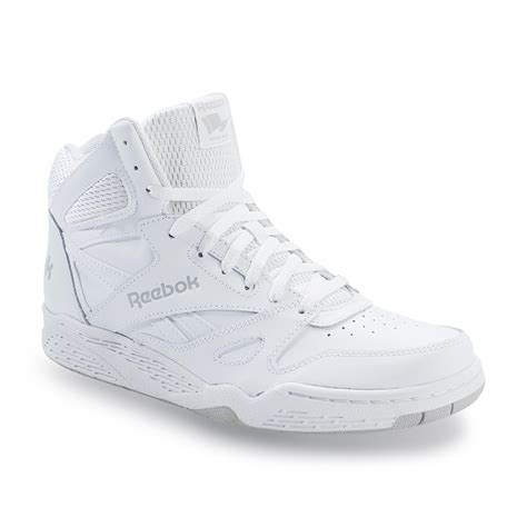 Reebok Men's Royal BB4500 High-Top Leather Basketball Shoe - White ...