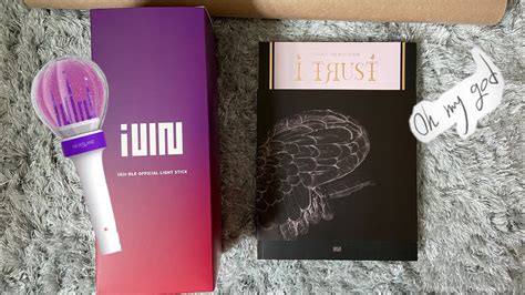 Unboxing (G)Idle ‘I TRUST’ album & Lightstick - YouTube