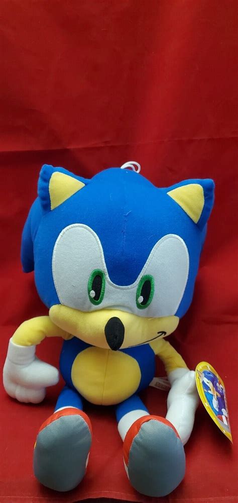 Sonic the Hedgehog 30th Anniversary Sonic Blue Plush 18” NEW with Tags ...