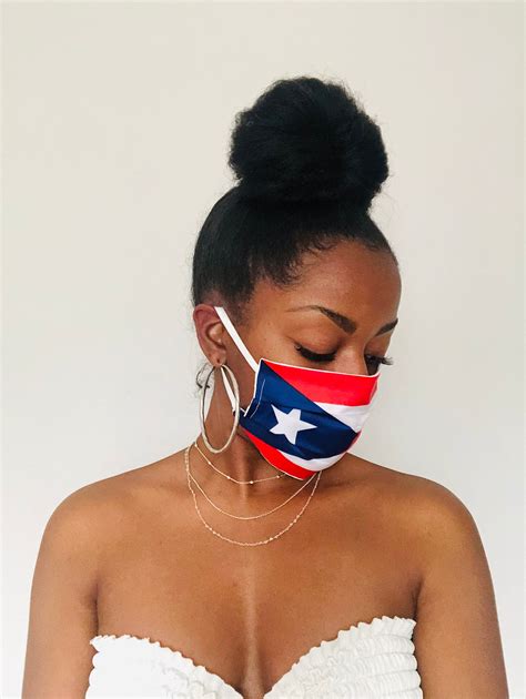 Puerto Rico Flag Mask Sets & child sizes available | Etsy