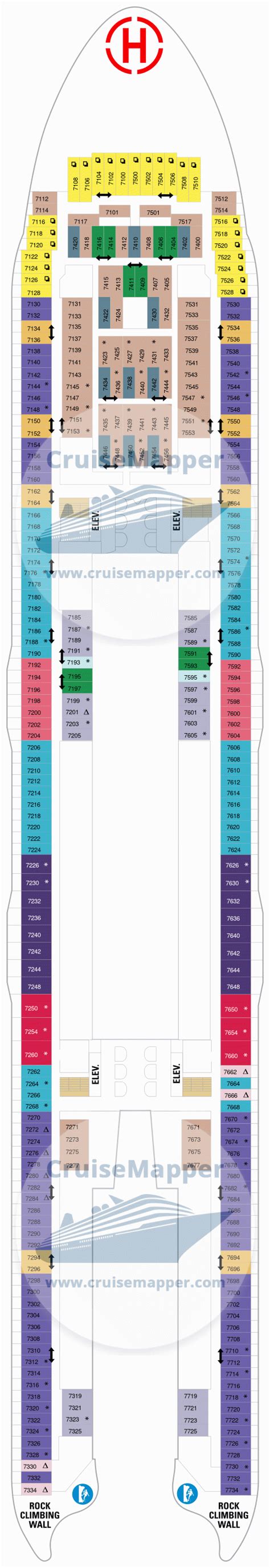 Symphony Of The Seas Deck Plan