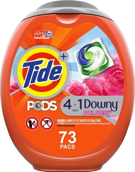 Tide PODS Plus Downy April Fresh HE Laundry Detergent Pacs - Shop ...