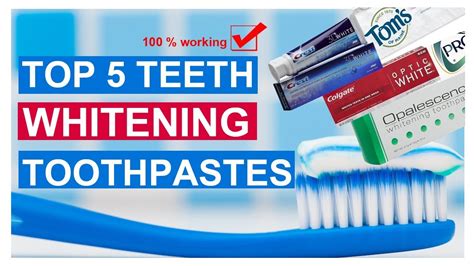 Top 5 Proven Teeth whitening Toothpaste | Best Teeth whitening ...