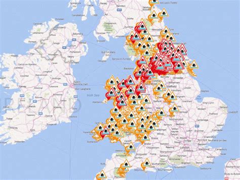 UK flooding: Pictures show scale of devastation across northern cities ...