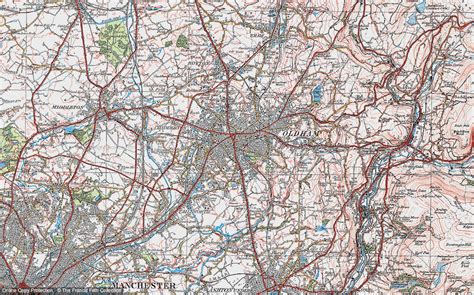 Old Maps of Oldham, Greater Manchester - Francis Frith