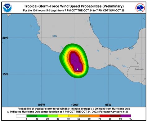 Hurricane Otis To Strike Mexico With Risky, Damaging Flash Floods ...