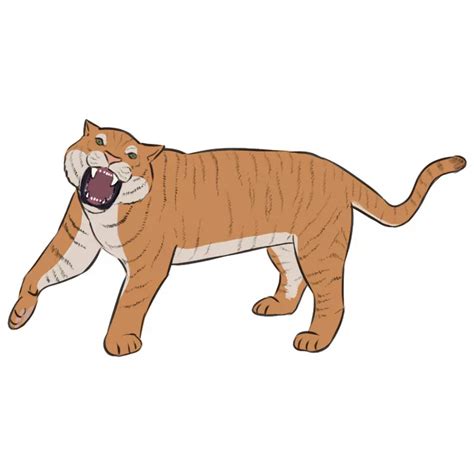 How to Draw a Roaring Tiger - Easy Drawing Art