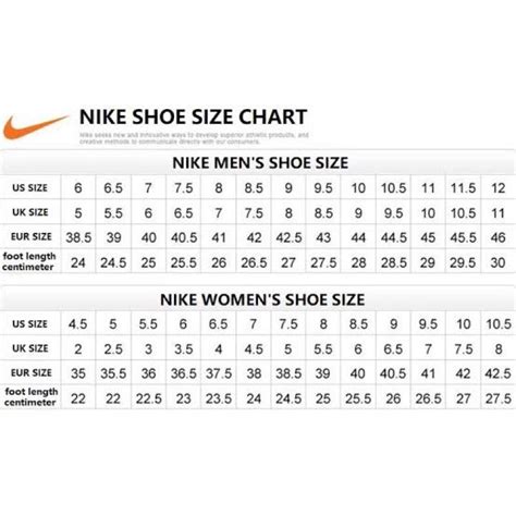 Size Chart Nike | ubicaciondepersonas.cdmx.gob.mx