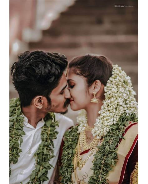 South Indian Couple Romantic Portrait - Shaadiwish