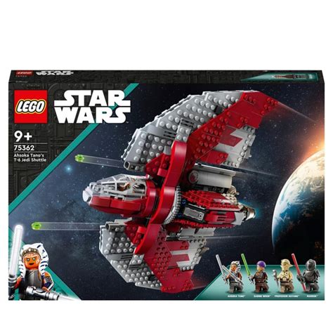 LEGO Star Wars 75362 Ahsoka Tano's T-6 Jedi Shuttle Set | Smyths Toys UK