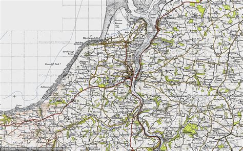 Historic Ordnance Survey Map of Bideford, 1946