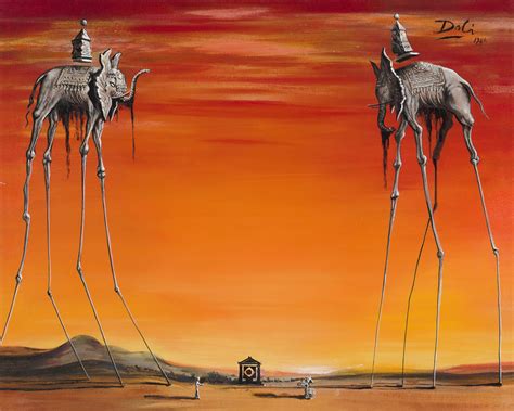 The Elephants (1948) by Salvador Dali - LadyKflo