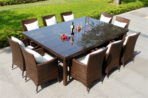 10 Person Outdoor Dining Table | Americas Furniture Superstore ...