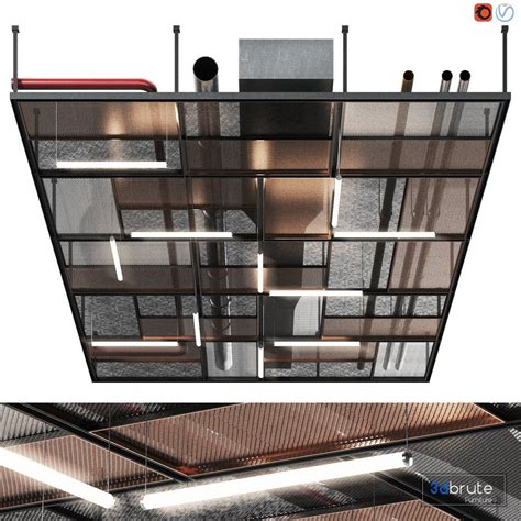 Industrial ceiling 3d model Buy Download 3dbrute