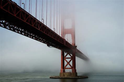 Golden Gate Bridge fog 2 Photograph by Stephen Holst