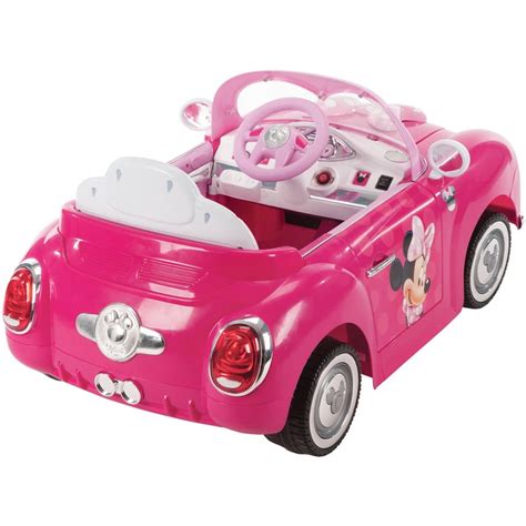 Disney Minnie 6V Pink Battery-Powered Ride-On by Huffy Cars Mouse Toy ...