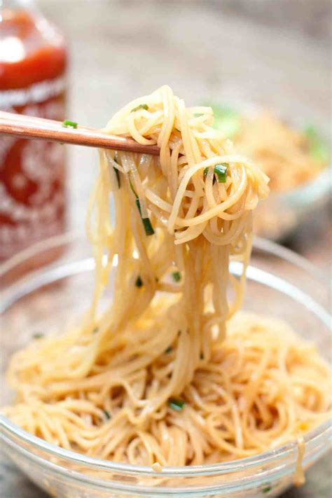 15 Minute Garlic Fried Noodles - Served From Scratch