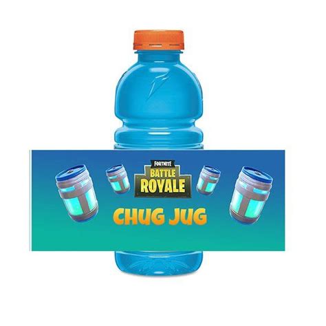 Chug Jug Printable Gatorade Bottle Labels 12 and 20 oz, Perfect for ...